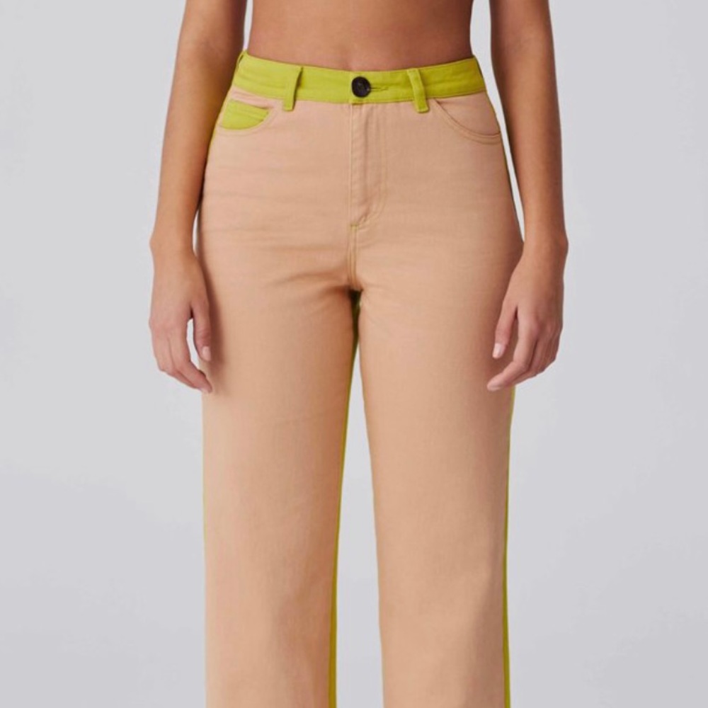 Paloma Wool Dax Pant in Kiwi, Size 34 (0/2) - Picture 3 of 5